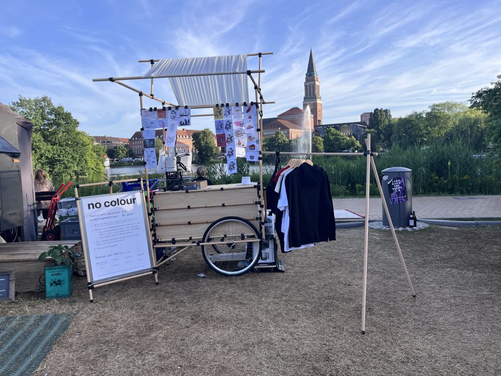Live-Textildruck