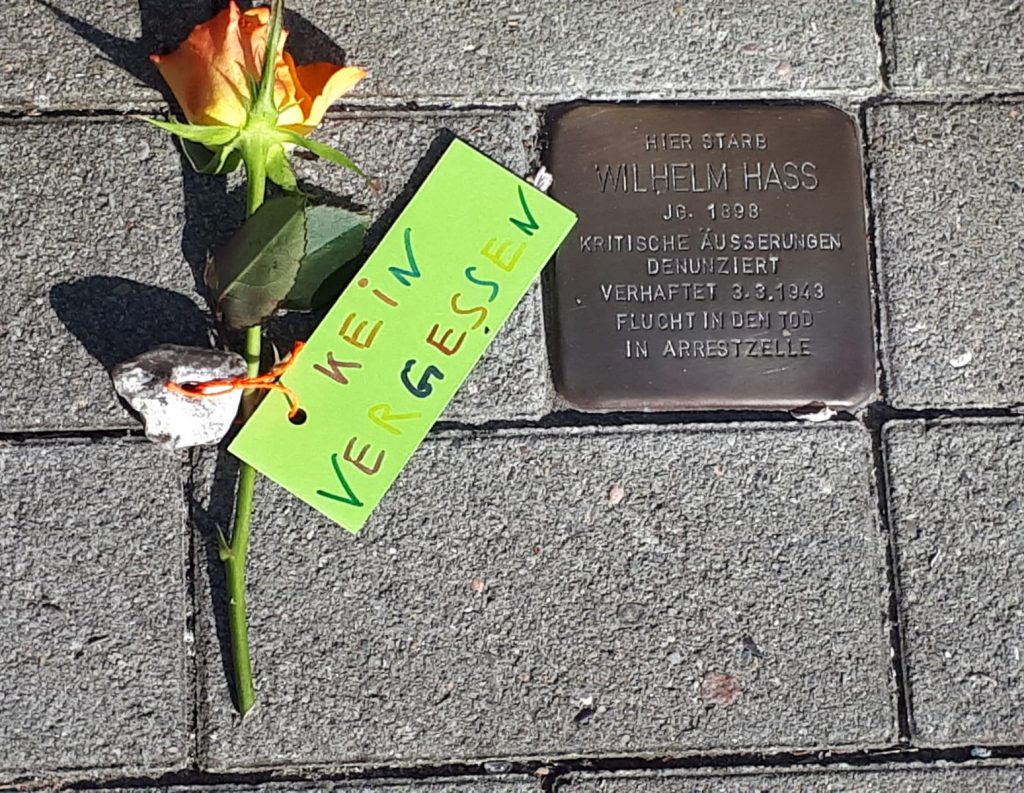 Stolpersteine Stadtrundgang